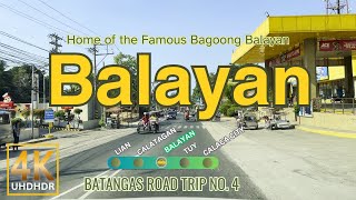 Home of the Famous Bagoong Balayan  Batangas Road Trip No 4 BALAYAN  CALABARZON Philippines  4K [upl. by Lilia]