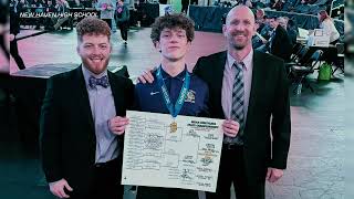 New Havens Easton Doster wins 144lb wrestling state title [upl. by Adnawahs]