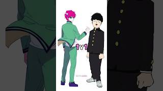 MOB vs SAIKI K anime mobpsycho100 saiki Mob [upl. by Norad]