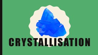 Crystallisation  Physical and Chemical Changes  Chapter 6  Class 7 [upl. by Rybma890]