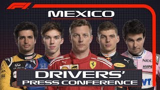 2018 Mexican Grand Prix Press Conference Highlights [upl. by Peednas]