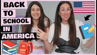 BACK TO SCHOOL IN AMERICA 🇺🇸 [upl. by Uaeb]