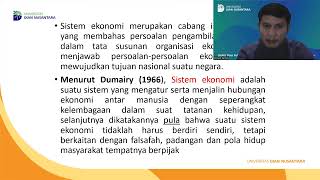 PERTEMUAN KE 2 MATA KULIAH PENGANTAR BISNIS SISTEM amp PENGARUH KONDISI PEREKONOMIAN TERHADAP BISNIS [upl. by Naejamron]