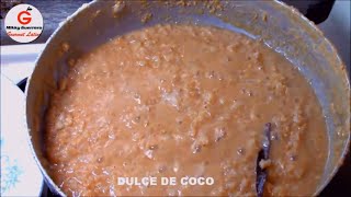 Dulce de coco dominicano  receta de cocina [upl. by Sumedocin]