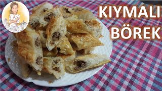 ÇITIR ÇITIR KIYMALI BÖREK  PRATİK SARIYER BÖREĞİ  KAHVALTILIK  YEMEK TARİFLERİ [upl. by Gitt]