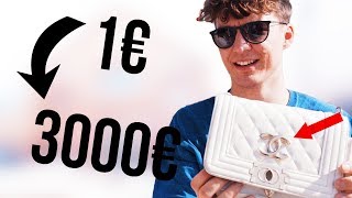 TAUSCHBATTLE 💸😱 aus 1 Euro werden 3000 Euro  LOCHI VS LOCHI [upl. by Ahsikrats996]