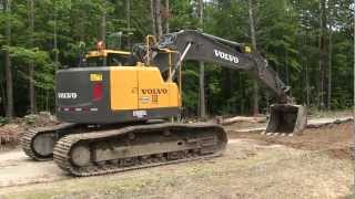 Volvo ECR305CL Compacting [upl. by Aniham688]