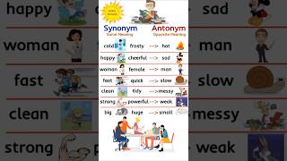 Synonyms and Antonyms with images [upl. by Michelina]