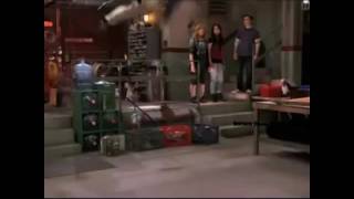 ICarly Gibby Falling From Ceiling  EARRAPE [upl. by Aitram353]