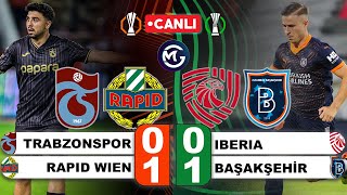 Trabzonspor 01 Rapid Wien  Iberia 01 Başakşehir Avrupa Ligi  Konferans Ligi [upl. by Malcolm]