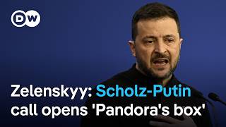 Is Scholzs call with Putin an attempt to show solidarity with Ukraine prior to German elections [upl. by Adran]