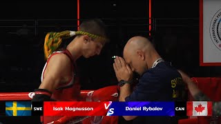 Isak Magnusson vs Daniel Rybalov  2024 IFMA Youth World Championship 635 kg 132 final [upl. by Ngo]