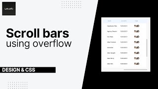 Add scroll bars with the overflow property [upl. by Nahshon573]