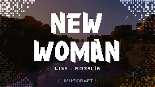 LISA  NEW WOMAN Lyrics feat Rosalía [upl. by Esej]