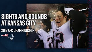 Sights amp Sounds On the sidelines during the Patriots win over the Chiefs in the AFC Championship [upl. by Hultgren]