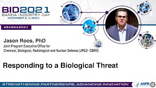 Jason Roos PhD Responding to Biological Threats [upl. by Norrehs]