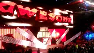 The Miz Royal Rumble Entrance 2013 [upl. by Narol]