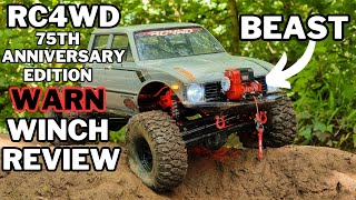 Ultimate Pulling POWER  RC4WD WARN Winch Review amp Test [upl. by Jayson]