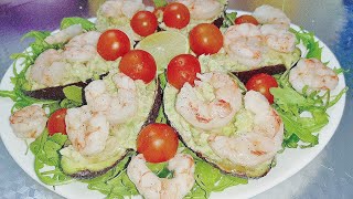 Salade davocats crevettes au thon [upl. by Anauq737]