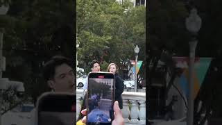 Chloë Grace Moretz amp Manny Jacinto Filming Love Language [upl. by Miltie]