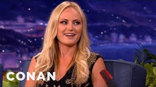 Malin Akerman Portrait Of Swedish Tradition  CONAN on TBS [upl. by Hedve]