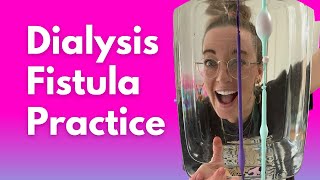 Av Fistula Cannulation Training Fun And Easy [upl. by Ttehr529]