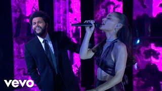 The Weeknd amp Ariana Grande  Save Your Tears Remix Live at The iHeartRadio Music Awards 2021 [upl. by Hanako]