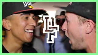 BRUC VS NATRILL  Dont Flop Rap Battle  Boomtown Fair [upl. by Ahcmis]