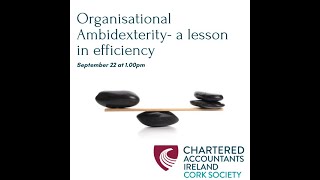 Organisational Ambidexterity a lesson in efficiency [upl. by Killarney]