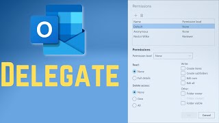 Outlook Web Application  Delegate your Inbox and Calendar [upl. by Elleneg]