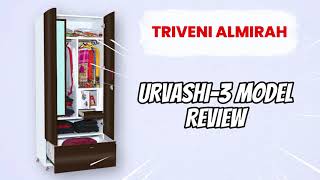 Triveni Almirah Urvashi3 Model Review trivenialmirah slidingalmirah trivenialmirah3door [upl. by Darlleen350]