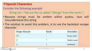 JAVA  MODULE 2  TOPIC 16  STRING CONTINUATION [upl. by Lynette]