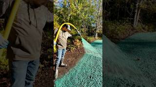 quotFastest Way to Plant Grass Discover the Power of HydroSeeding 🌱quot [upl. by Aimak]