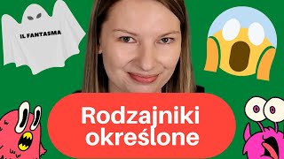 Rodzajniki określone w języku włoskim cz1 Articoli determinativi in italiano Parte 1 [upl. by Resa483]