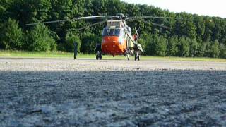 Belgian Air Force Seaking RS02 startup [upl. by Nirik773]