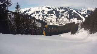 Saalbach  Piste 1 Nordabfahrt [upl. by Xuaegram221]