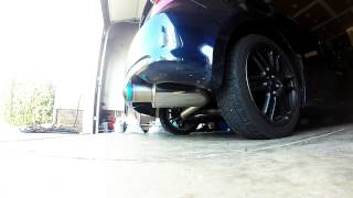 Scion Tc SpecD N1 style cat back exhaust [upl. by Kraul]