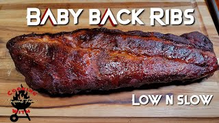 Pit Boss Smoked Baby Back Ribs  Pit Boss Lexington 540 [upl. by Atirec]