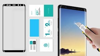 Nillkin How to apply a screen protector for phone with 25D screen [upl. by Nuri527]