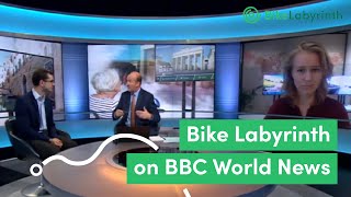 Bike Labyrinth on BBC World News  Dementia interview [upl. by Novyat557]