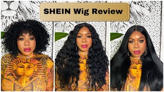 SHEIN Synthetic Wig Try On Haul [upl. by Llertrac]