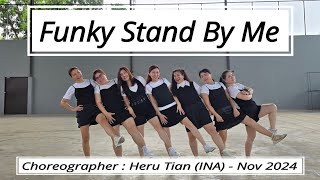 HOLD  Funky Stand By Me  LINE DANCE  High Beginner  Heru Tian [upl. by Christis]