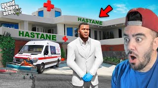 FRANKLIN EVINI HASTANE YAPTI  GTA 5 MODS [upl. by Kendal]