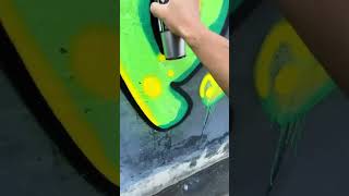 Graffiti Tutorial P graffitivm  graffititag graffiti art graffitithrowup shorts [upl. by Nylyoj531]