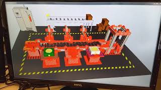 Simulación de Acomodador de Cajas TIA [upl. by Harewood]