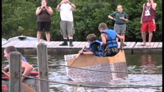 Cardboard Canoe Race [upl. by Lalo]