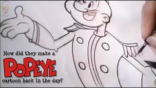 How a Popeye Cartoon Was Made Without Computers [upl. by Lavro]