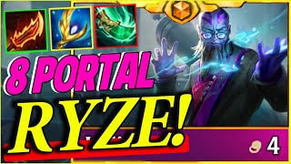 8 PORTAL TFT SET 12  Magic n Mayhem  Teamfight Tactics Gameplay [upl. by Amitarp956]