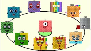 CALCULATING LARGE NUMBERS  100 PLUS 100 200 300 AND 600 IN A CIRCLE AND BECOMES A LARGE NUMBER [upl. by Etnuhs]