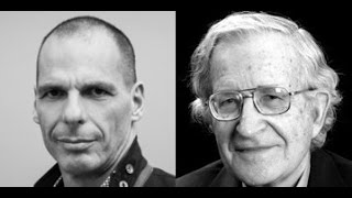 Yanis Varoufakis with Professor Noam Chomsky at NYPL April 16 2016  DiEM25 [upl. by Eenar]